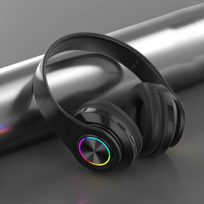 Casque Audio Sans Fil avec Éclairage LED