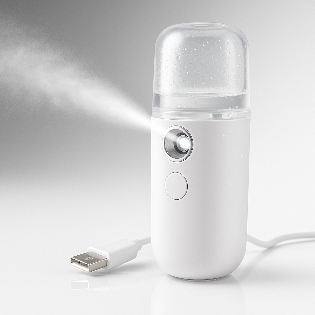Vapeur Faciale Portative avec Brume Hydratante