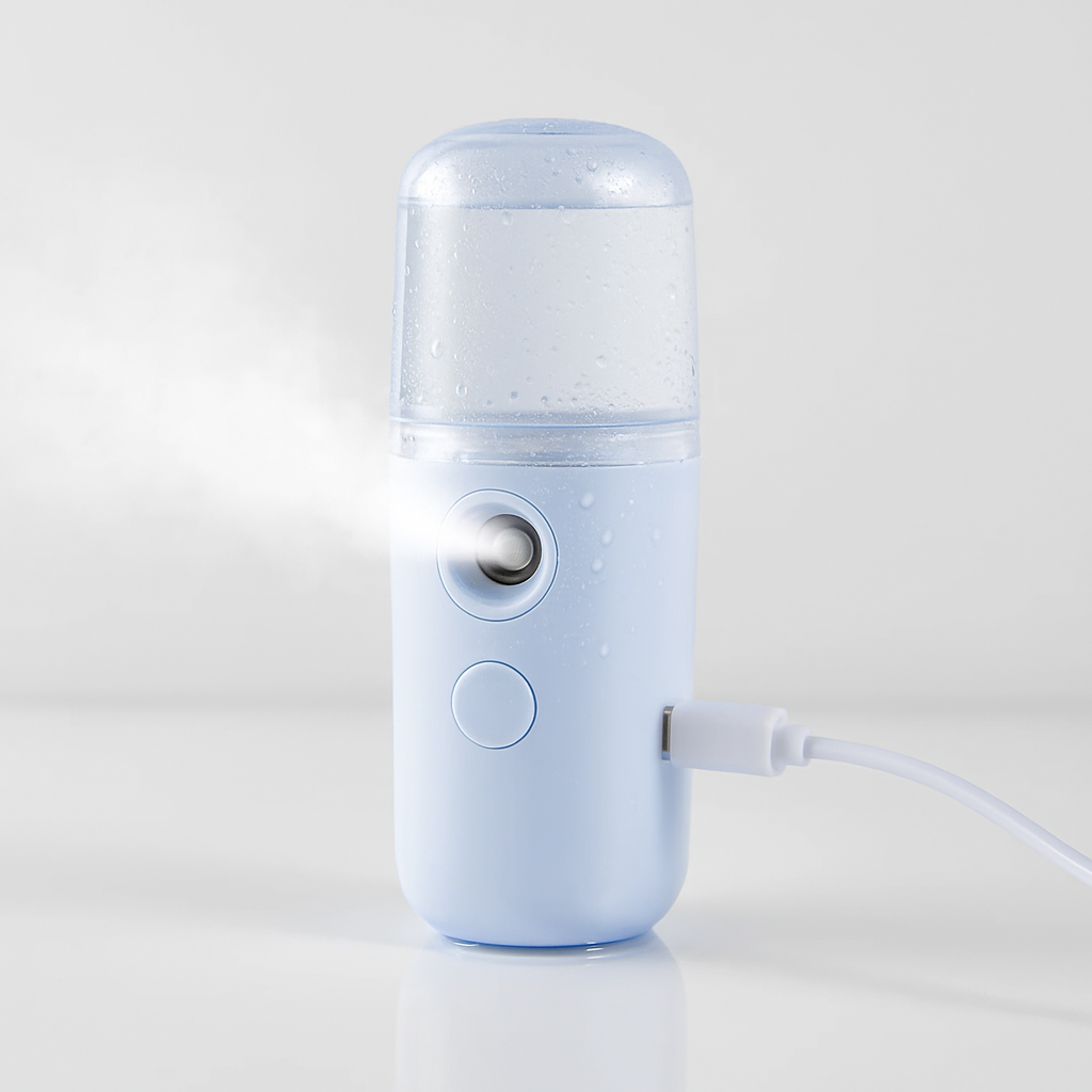 Vapeur Faciale Portative avec Brume Hydratante