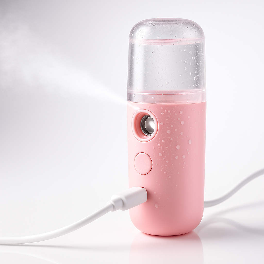 Vapeur Faciale Portative avec Brume Hydratante