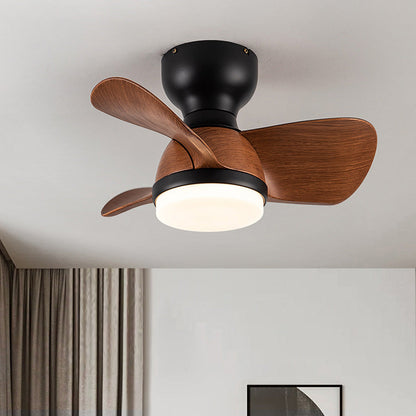 Ventilateur Plafond Design Bois avec Éclairage LED