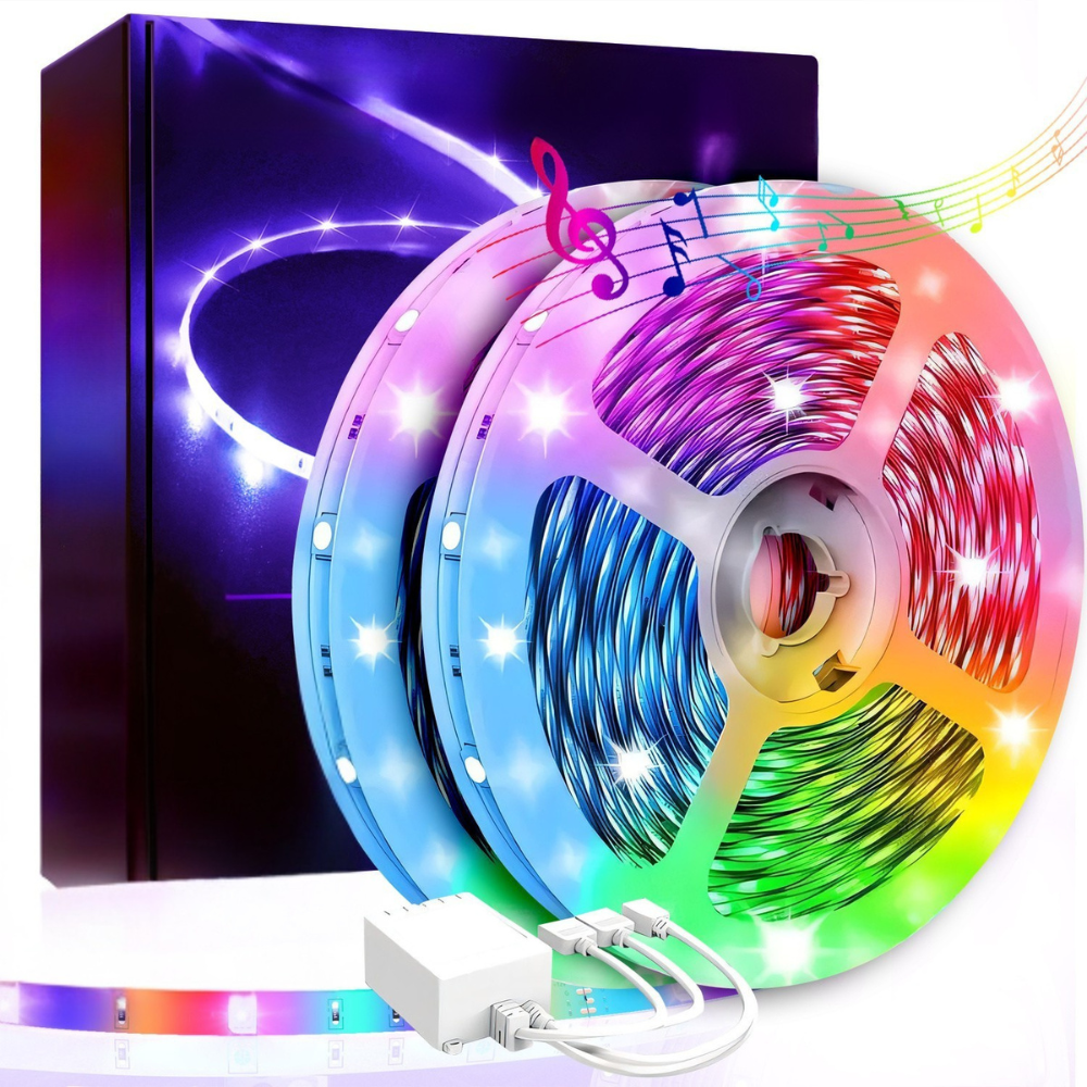 Bandes LED Musique Réactive à Changement de Couleur - BlxckFR