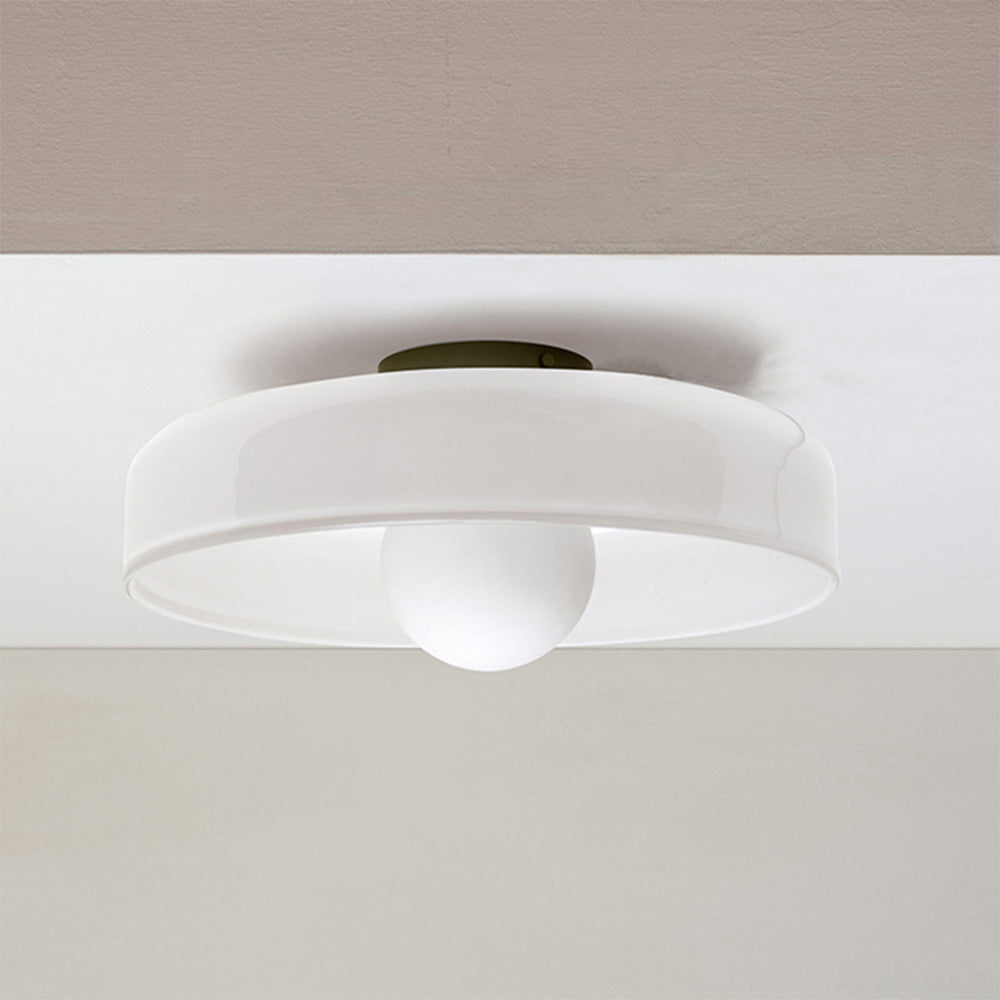 Lampe Design Rond en Verre - Déco Élégante pour Maison