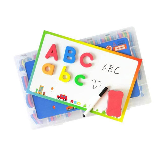 Lettres Magnétiques Éducatives - Jeu d'Alphabets Double Face - BlxckFR