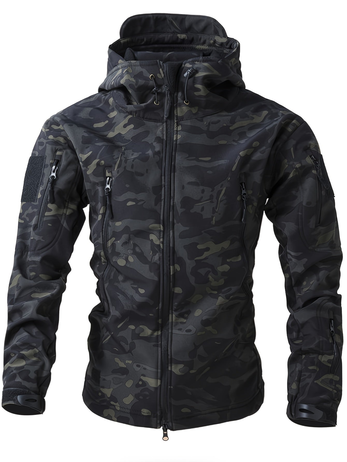Veste à capuche zippée casual homme