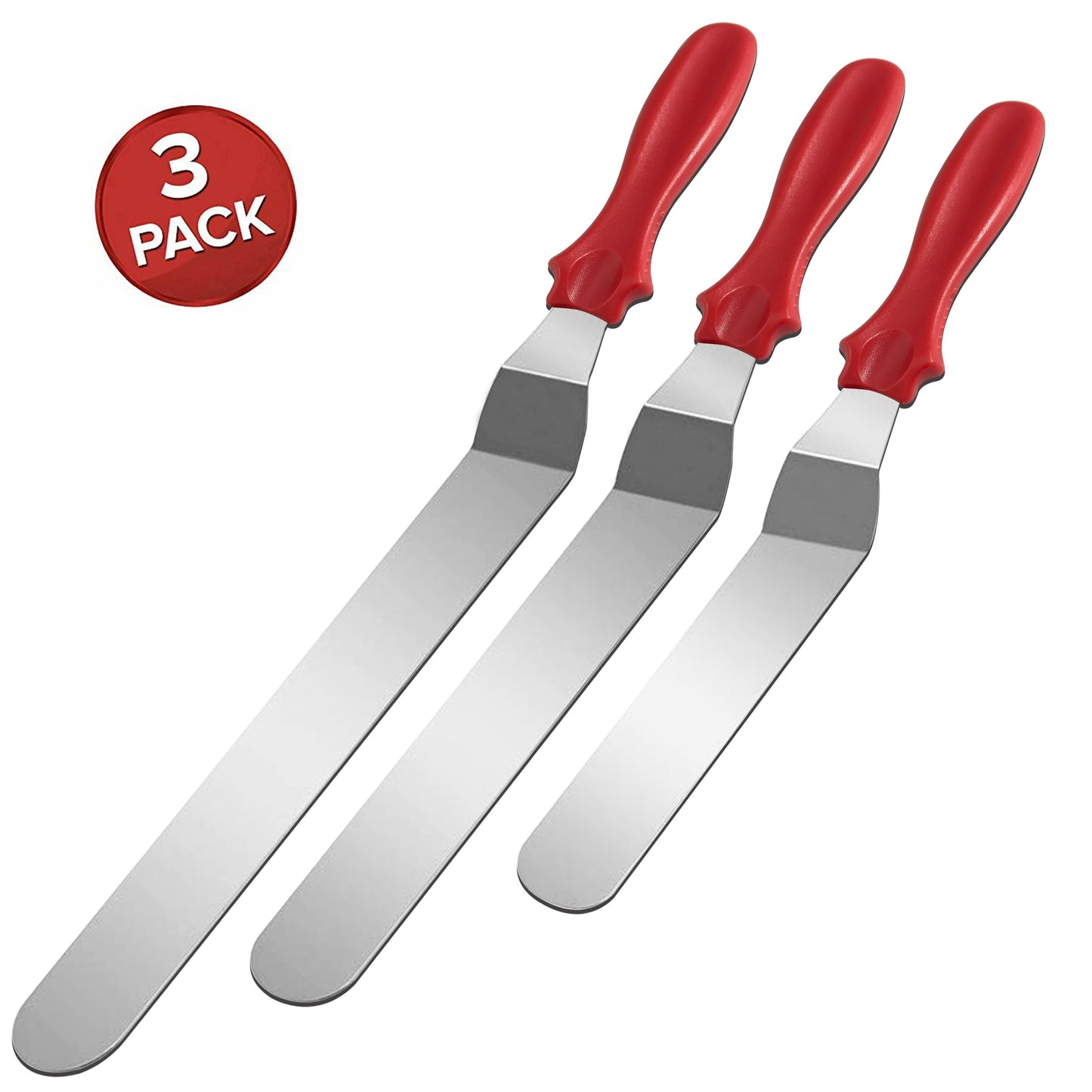 Lames à Gâteau Inoxydables 3 Pièces