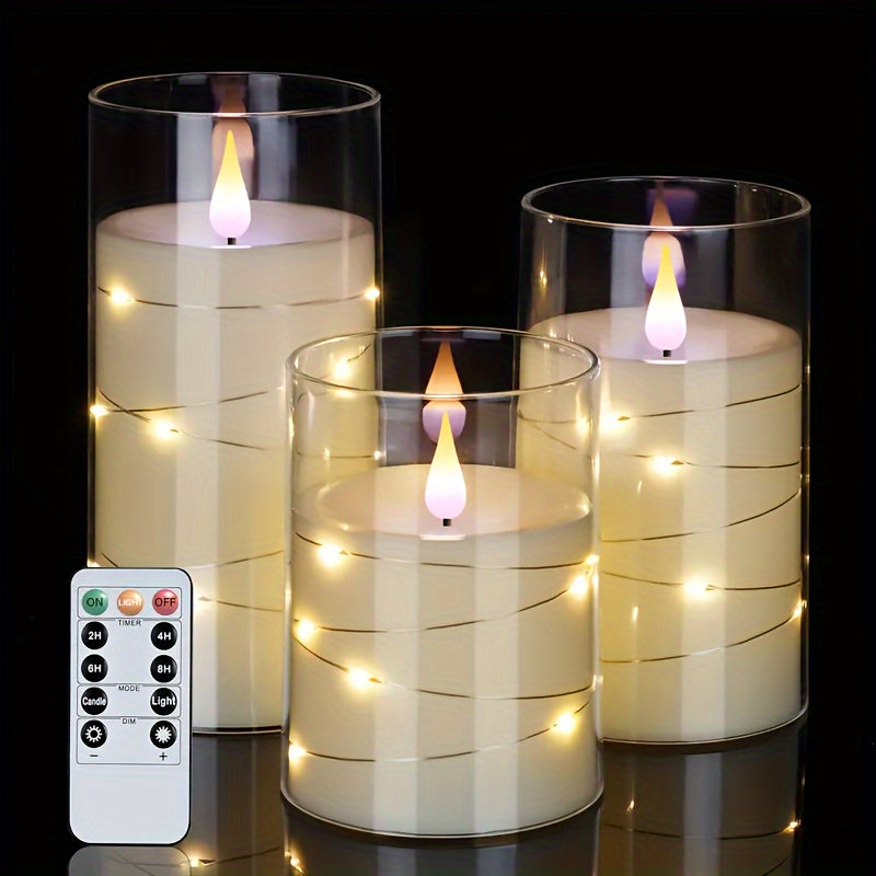 Bougies LED Intelligentes | Lumière Chaude et Sécurisée