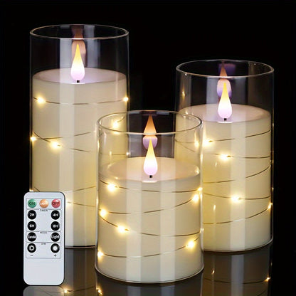 Bougies LED Intelligentes | Lumière Chaude et Sécurisée
