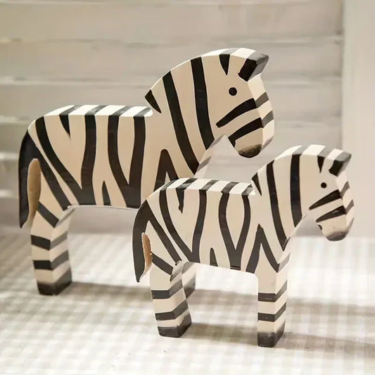 Ensemble Déco Bois Zébré Vintage - BlxckFR