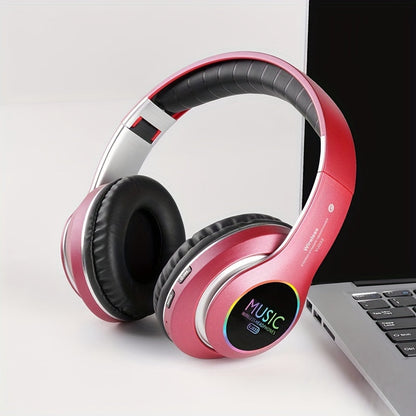 Casque Audio Sans Fil avec Éclairage LED