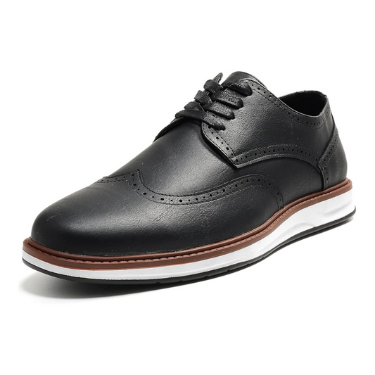 Chaussures Dérivées Homme Bout Rond Chic et Raffinées | Noir Élégant - blxckfr