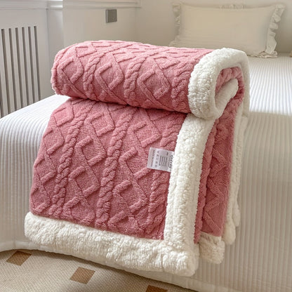 Plaid Fleece Douillet Réversible pour Toute la Famille