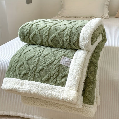 Plaid Fleece Douillet Réversible pour Toute la Famille