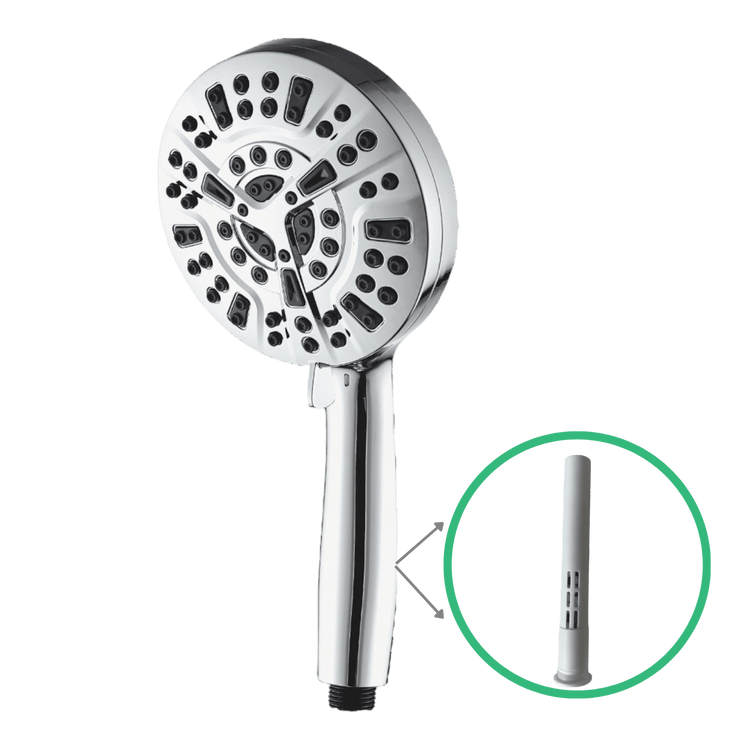 Douchette de Douche Avancée avec Filtre | 10 Jets Réglables - Foivo