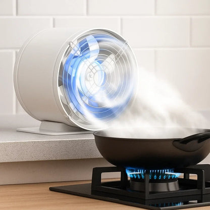 Ventilateur Extracteur Silencieux Inox Cuisine Murale