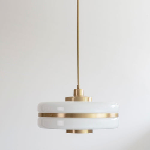 Lampe Suspendue Design Élégant Verre Métal