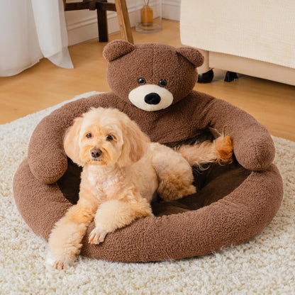 Lit d'Animal Douillet en Ourson Câlin
