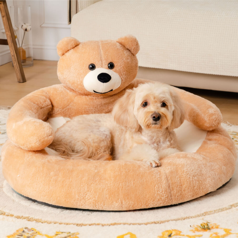 Lit d'Animal Douillet en Ourson Câlin