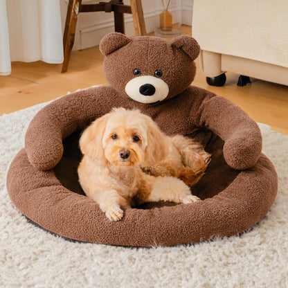 Lit d'Animal Douillet en Ourson Câlin