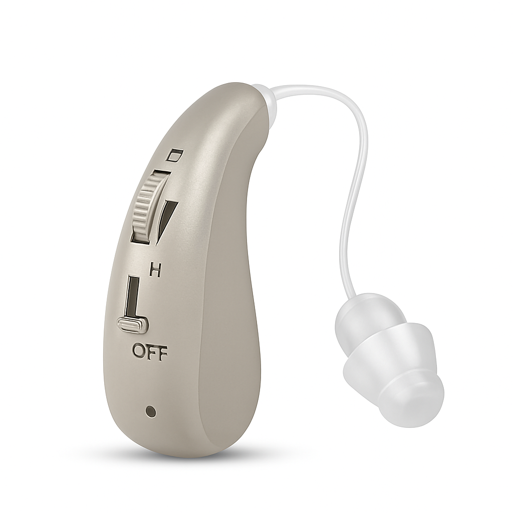 Appareil Auditif Numérique Réchargeable Derrière l'Oreille - BlxckFR