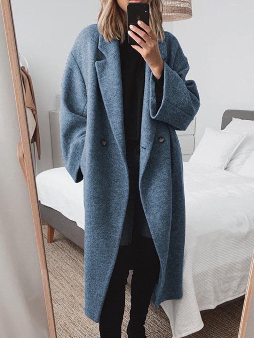 Veste longue femme détendue et douce - BlxckFR