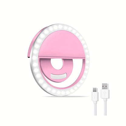 Lampe LED Rond Lumineux pour Selfie