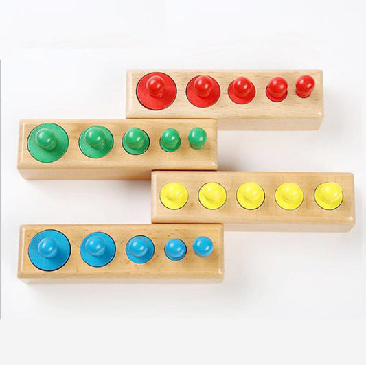 Blocs Sensoriels En Bois Montessori pour Enfants - BlxckFR