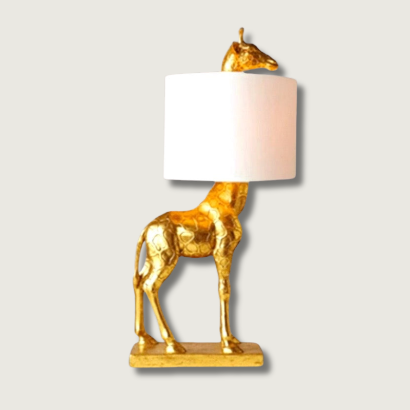 Lampe de Table originale avec Girafe - Décoration Chic et Écologique - Foivo