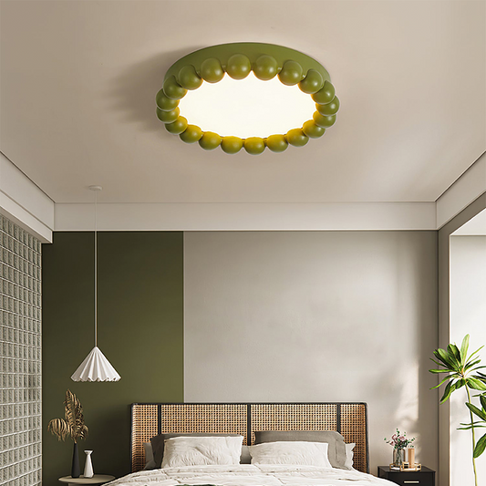 Lampe Plafond Design en Résine - Éclairage Chaleureux pour Maison - Foivo