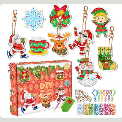 Bijoux de Noël | Cadeau Surprise - Décoration Diamant Clé Porte-bonheur Boîte Mystère