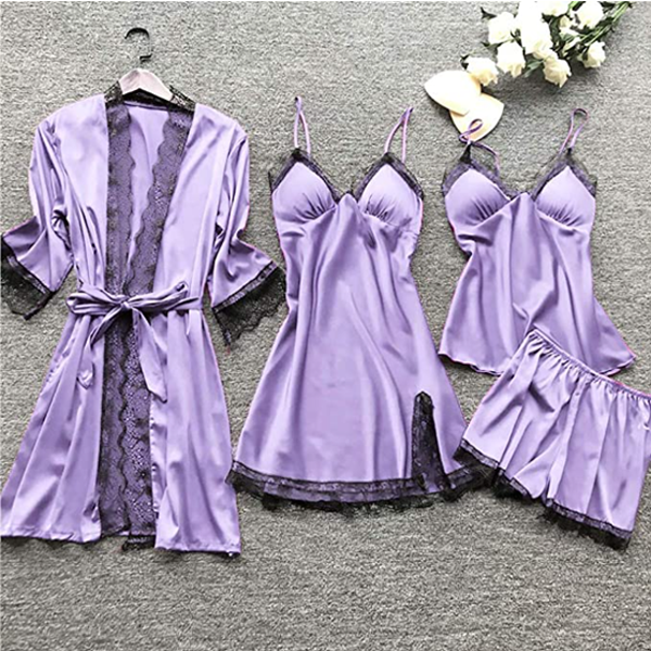 Pyjama Douillet en Velour Miel pour Femme