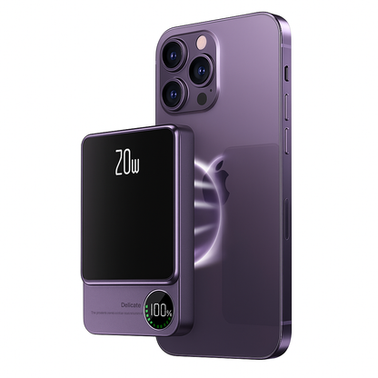 Chargeur Portable Fin Sans Fil Magnétique