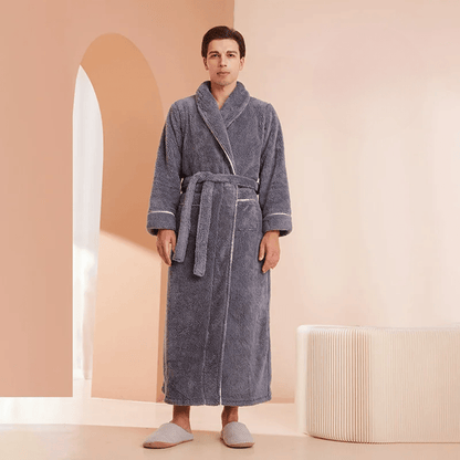 Peignoir Polaire Douillet avec Ceinture