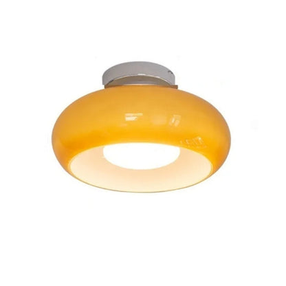 Lustre en Verre Doré Rétro - Chic Classique pour Décors Intérieurs