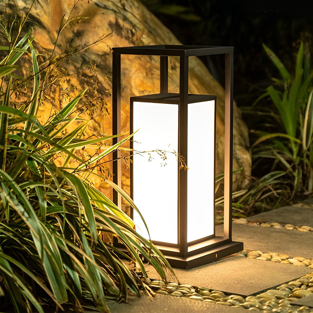 Lampe Terrasse Étanche en Inox, LED Chauffée - Foivo