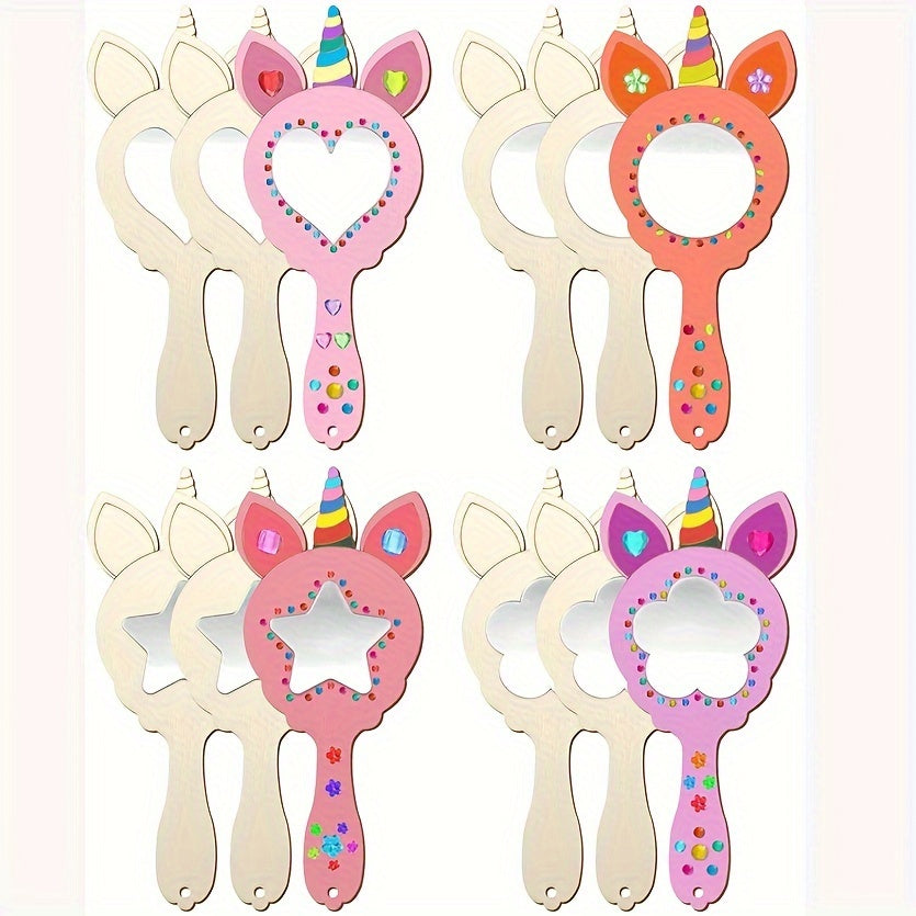Miroir Enfant Décoratif Peint Main