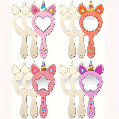 Miroir Enfant Décoratif Peint Main