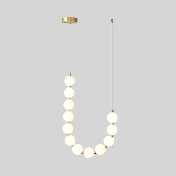 Lustre Élégant en Métal et Cristal, Lampe LED Suspension