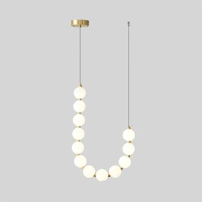 Lustre Élégant en Métal et Cristal, Lampe LED Suspension