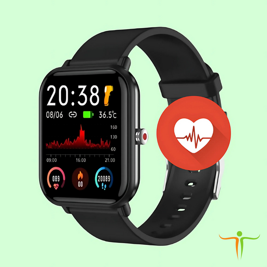 Montre Fitness Connectée Avancée - Suivi Activité et Santé - blxckfr