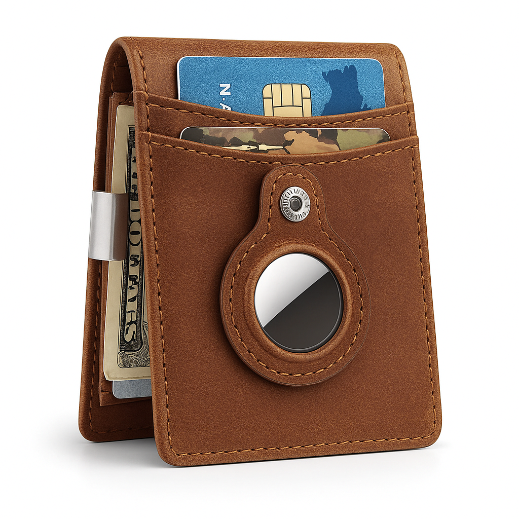 Portefeuille Cuir Fin Protecteur de Cartes Mini