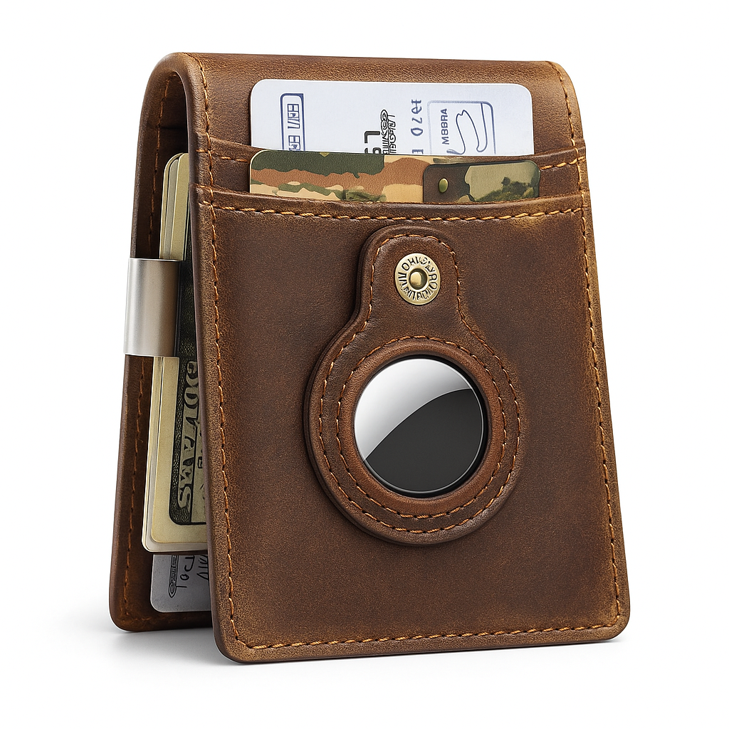 Portefeuille Cuir Fin Protecteur de Cartes Mini