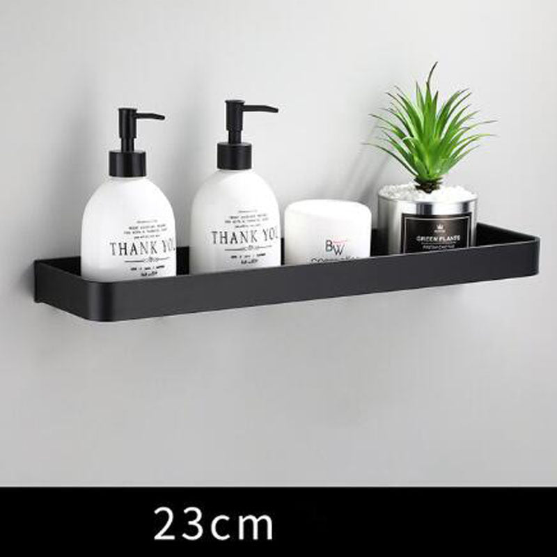 Étagère Murale Noire Élégante | Rangement Compact et Déco Moderne