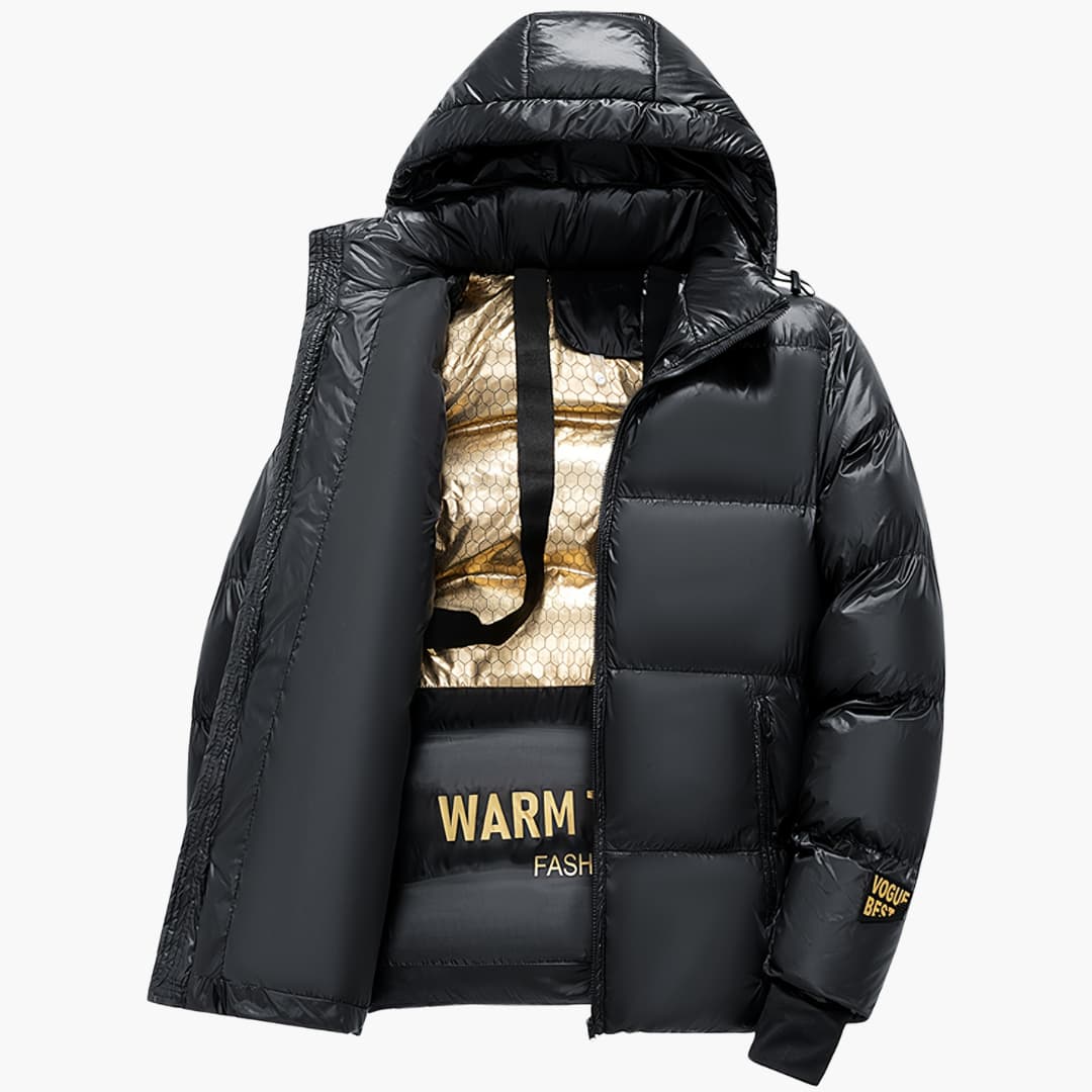 Veste parka imperméable à capuche hivernale - BlxckFR