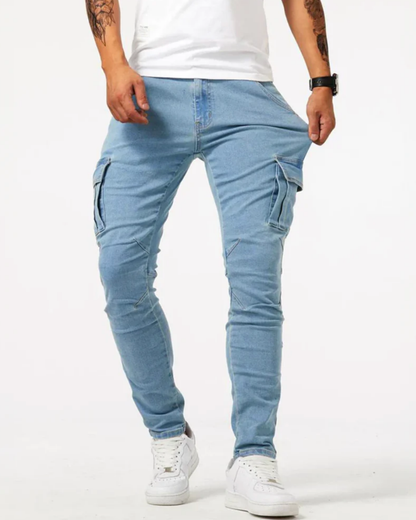 Jean Cargo Décontracté Homme