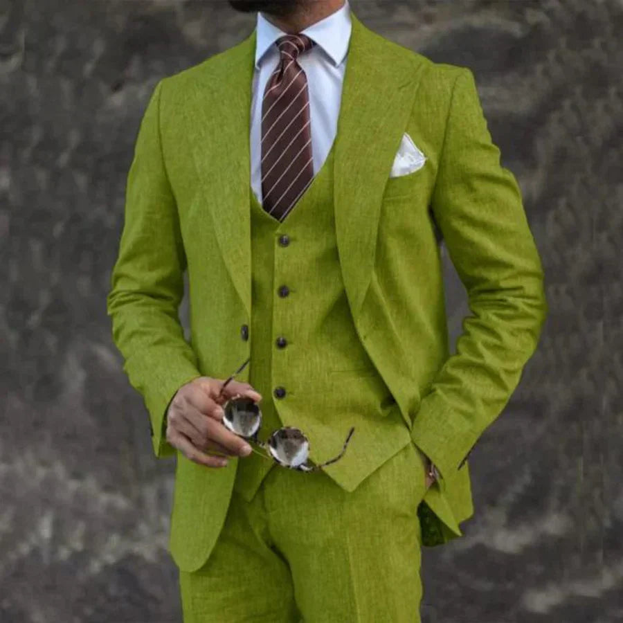Costume Homme Élégant en Tissu Doux et Aéré - Foivo