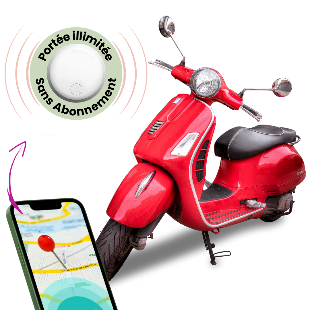 Traceur Moto GPS Portable - Localisation En Temps Réel - blxckfr