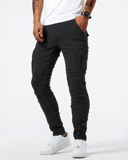 Jean Cargo Décontracté Homme - BlxckFR