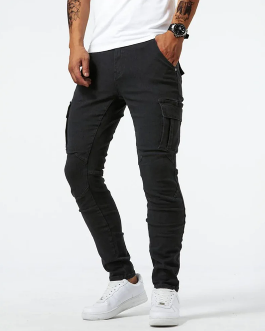 Jean Cargo Décontracté Homme - BlxckFR