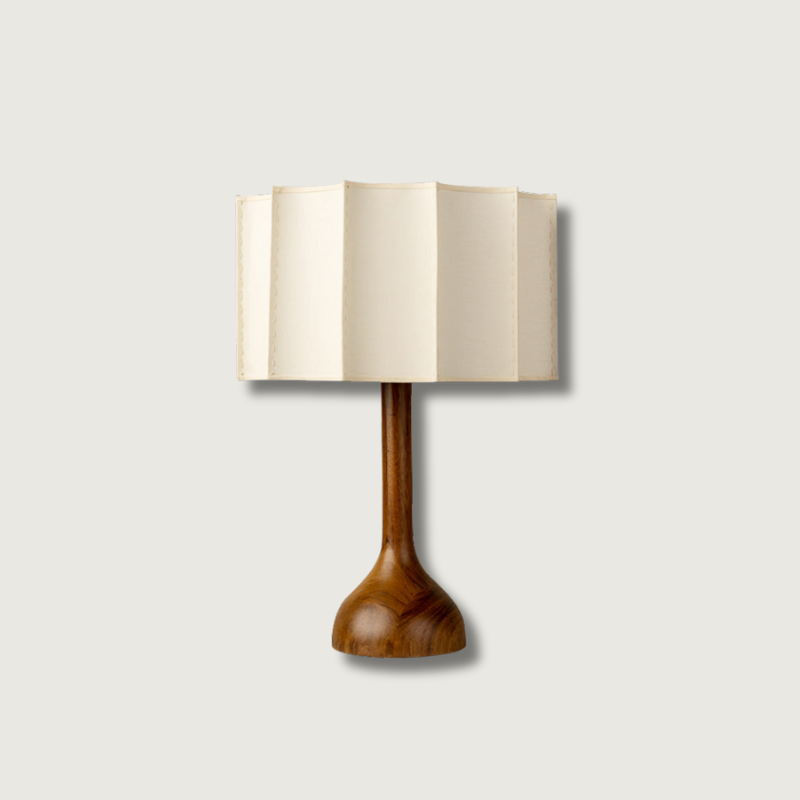 Lampe de Bureau en Bois Chic et Rustique - Foivo